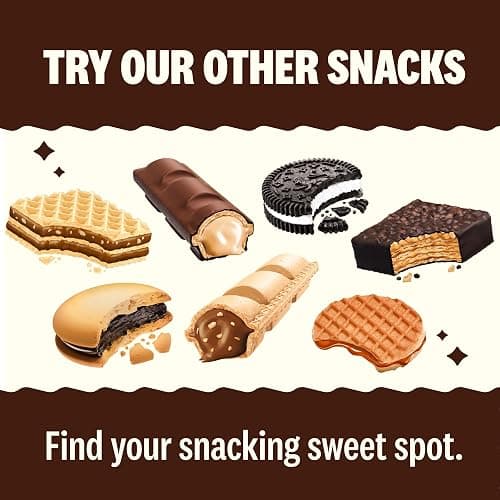 Rip Van Wafels Cookies & Cream Stroopwafels - Healthy Snacks - Non GMO Snack - Keto Friendly - Office Snacks - Low Sugar (3g) - Low Calorie Snack - 12 Count thumbnail 8