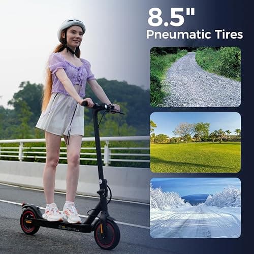 HopCycle Electric Scooters - Electric Scooter for Kids, 500W/1000W Motor, 18/25 MPH Top Speed, 8.5'' /9.3'' Tires, 21/28 Miles, Long Range Electric Scooter for Adults and Teens thumbnail 7