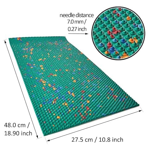 Dr.Lyapko Application Device Pad Big-Acupuncture Applicator Lyapko "RUG"-Spiky Mat-Acupressure for Back, Neck, Shoulders Pain-Get Rid Of Stress And Pain thumbnail 2