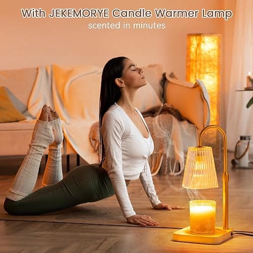Candle Warmer Lamp Timer Adjustable - Height Wax Melt Electric Light Warming Dimmable Top Melter Heater for Melting Heating Small Jar Candles Gifts Women Mom Birthday Home Desk Decor with 2 Bulbs thumbnail 6