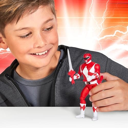 Mighty Morphin Power Rangers: Re-Ignition - Auto-Morphin Red Ranger Action Figure by Playmates Toys thumbnail 2