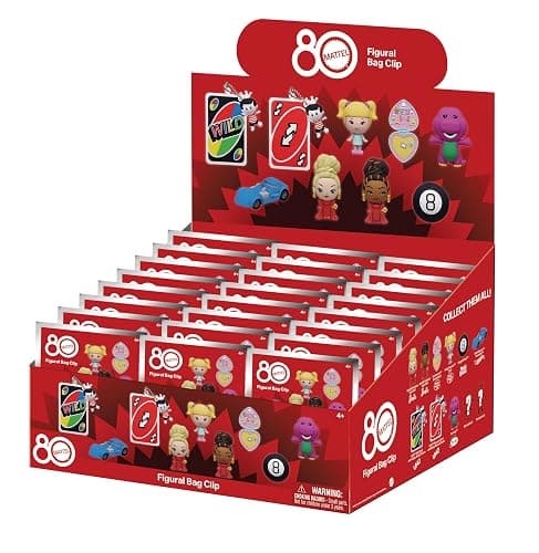 Mattel 80th Anniversary Series 1 – 5" Collectible Bag Clip – Blind Bag (ONE Random Figure) – Toy Brand Character Keychain/Backpack Accessory | Official Licensed Merchandise thumbnail 2