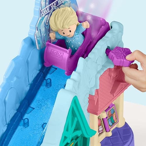 Fisher-Price Little People Disney Frozen Arendelle Adventures Playset | Toddler Toy, Includes Anna, Elsa Olaf & Kristoff Figures, Pretend Play for Kids Ages 18+ Months (Amazon Exclusive) thumbnail 3