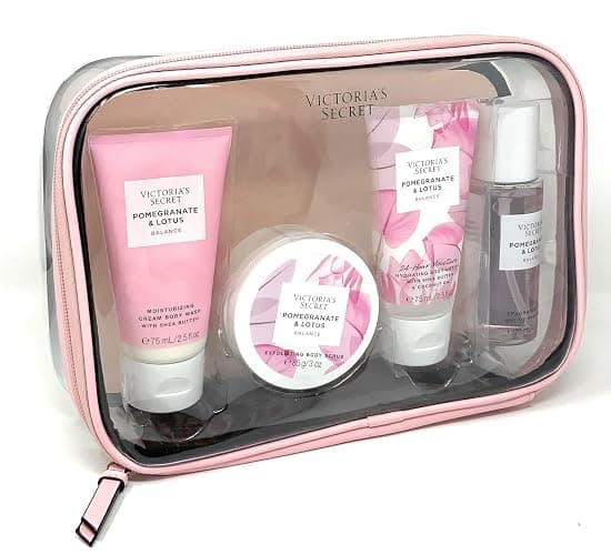 Victoria's Secret Pomegranate & Lotus The Balance Starter Kit Gift Set Body Wash, Scrub, Lotion, Mist thumbnail 2