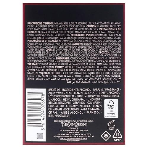 Yves Saint Laurent Black Opium Over Red for Women - 1.6 oz EDP Spray thumbnail 7