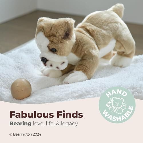 Bearington Tug The English Bulldog Plush, 13 Inch Dog Stuffed Animal - Bulldog Stuffed Animal - Dog Plush Toys for Kids - 13" Tug thumbnail 3