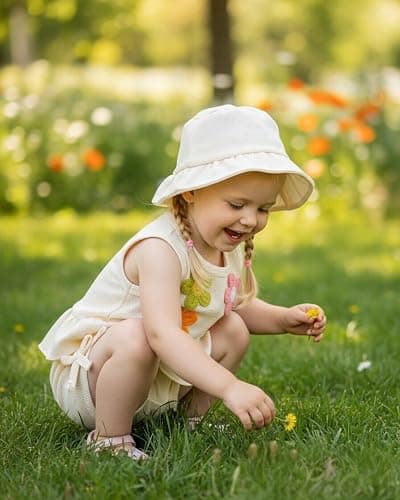 SODLON Baby Girl Clothes Infant Toddler Summer Outfits Clothing Sleeveless Ruffle Tank Top Shorts Sets with Hat for Girls thumbnail 4