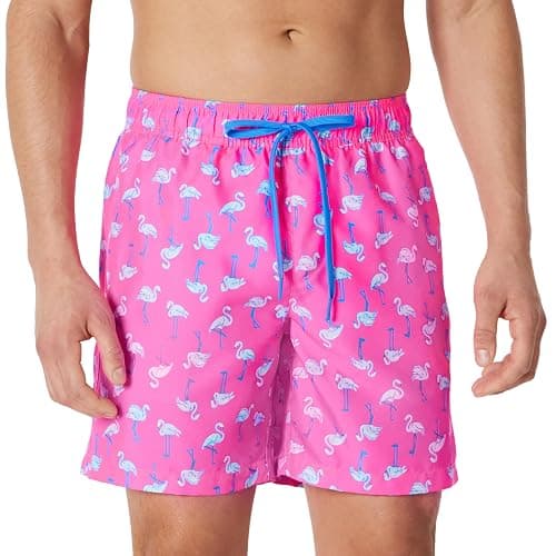 Amazon Essentials Men's Swim Trunks with Mesh Lining, Pockets, Drawstring Closure - Image 1