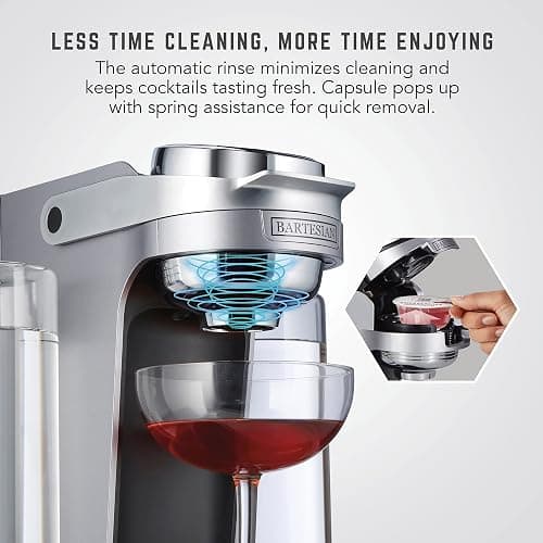 Bartesian Professional Cocktail Maker - 5-Bottle, Lockable Design | Commercial-grade cocktail machine with 5 glass spirit bottles; high-capacity design for entertaining and hospitality. thumbnail 8