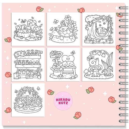 Garden Corners: Bold and Easy Coloring Book for Adults and Teens thumbnail 2