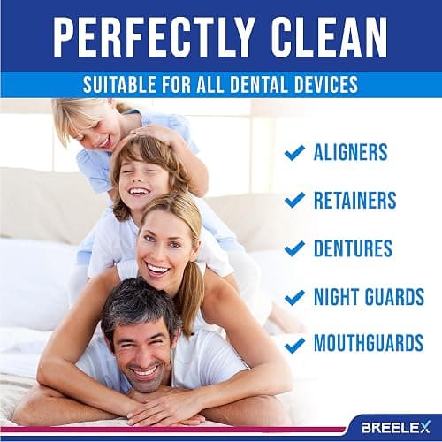 Breelex Retainer Cleaner Tablets, 120 Count for Dentures & Aligners thumbnail 4