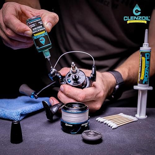 CLENZOIL Marine & Tackle Reel Care Kit - with Fishing Reel Oil & Grease - All-in-One Cleaning Kit - for Freshwater & Saltwater Reels - Fish Reel Maintenance Kit thumbnail 8