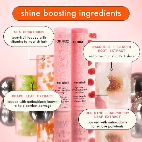 amika mirrorball high shine + protect antioxidant conditioner thumbnail 4