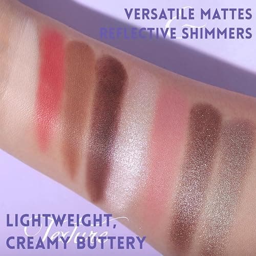 UCANBE 8 Colors Eyeshadow Makeup Palette, Nude Shimmer Matte Metallic Rose Taupe Neutral Eye Makeup Pallet, Natural High Pigmented Blendable Eyes Shadow Travel Size Kit - NOBLESSE thumbnail 4