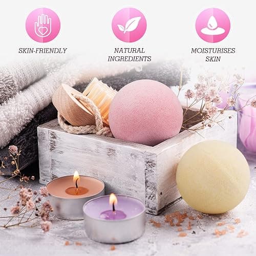 Bath Bombs Gift Set for Women,16Pcs Bubble Bath Bombs for Moisturize Skin & Bubble Spa Bath,Ideal Gifts for Women,Kids,Her,Mom,Girlfriend on Valentine'S Day,Mothers Day,Birthday,Christmas thumbnail 4