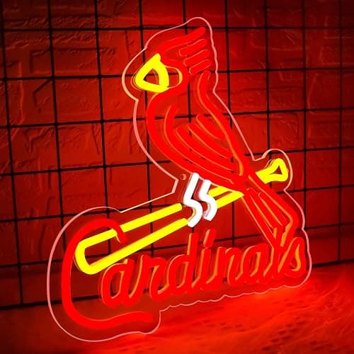 Baseball Neon Sign for Wall Decor Baseball Team Led Neon Sign for Man Cave Bedroom Sport Club Garage Party Bedroom Dorm Birthday Gift for Fans Size 13 * 13.4 In(ZYLD134) thumbnail 4
