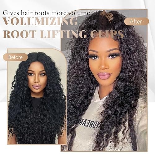 Foaryoer Root Lifting Hair Clips for Volume Curly Hair Clips Volume Root Clips No Crease Hair Root Lifting Clips for Bouncy Curls thumbnail 4