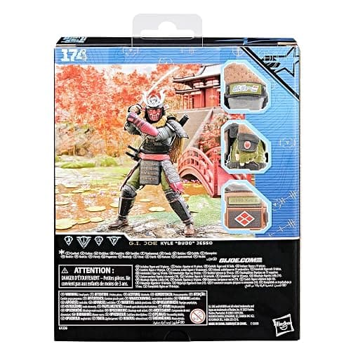 G.I. Joe Classified Series #174, Kyle Budo Jesso, Deluxe Collectible 6 Inch Samurai Action Figure with 19 Accessories thumbnail 17