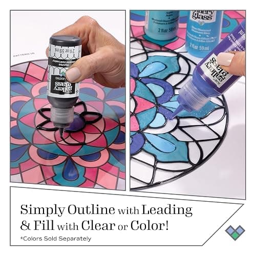 Plaid Gallery Glass Window Color Beginner Set (2-Ounce), GG8SET (8-Pack) thumbnail 7