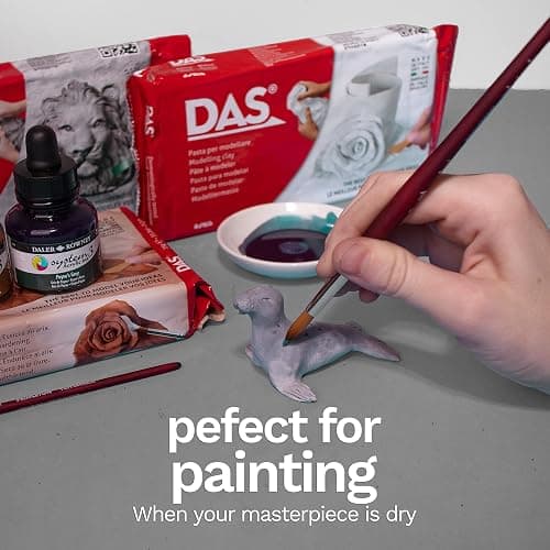 Prang DAS Air Hardening Modeling Clay, 1.1 Pound Block, White (387000) thumbnail 5