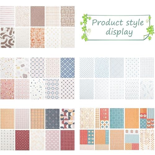 500 Sheets Vintage DIY Scrapbook Paper Supplies Aesthetic Paper Supplies Decorative Paper Material for DIY Scrapbooks Journal Photo Album Crafts (Classic Style,3.35 x 2.17 Inches) thumbnail 6