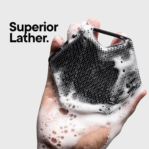 TOOLETRIES Body Scrubber 2.0 – Premium Silicone Scrubber for Cleaning, Exfoliating Your Skin – Extra Long Lather Boosting Bristles with Ergonomic Handle, Long-Lasting & Easy to Clean - Charcoal thumbnail 5