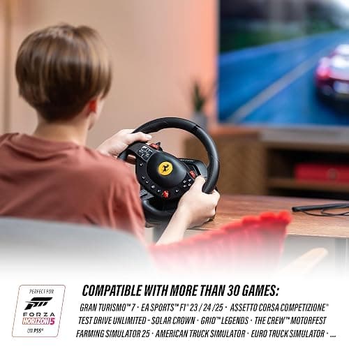 Thrustmaster T98 Ferrari 296 GTB, Volant pour PS5, PS4, PC thumbnail 9
