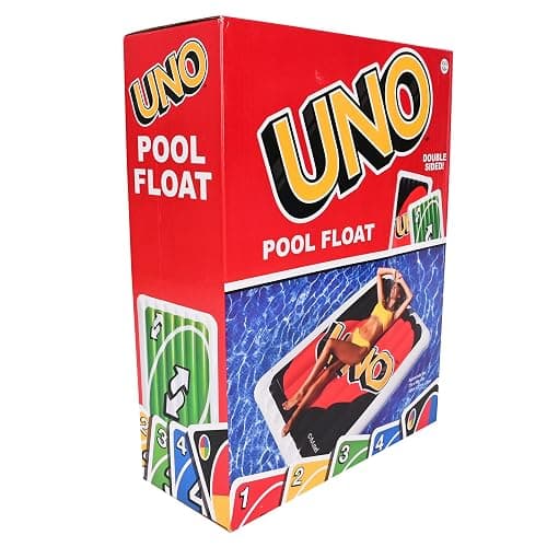 Uno™ Pool Float – Giant Inflatable Reverse Card, Floatie for Pool, Beach & Lake, Durable Vinyl Raft, 6 Feet Tall, Perfect for Lounging & Summer Fun thumbnail 7