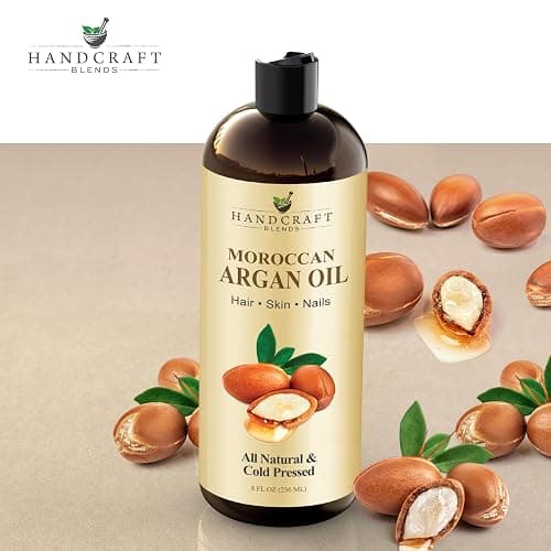 Handcraft Blends Moroccan Argan Oil - 8 Fl Oz - 100% Pure and Natural - Premium Grade Carrier Oil for Skin and Hair - Hair and Body - Massage - Cold-Pressed thumbnail 4