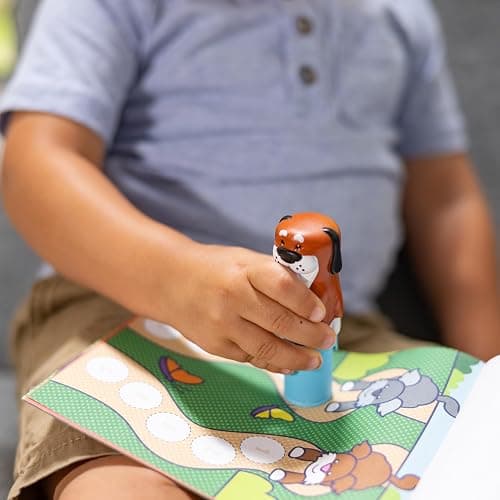 Melissa & Doug Sticker Wow!™ 24-Page Activity Pad and Sticker Stamper, 300 Stickers, Arts and Crafts Fidget Toy Collectible Character – Dog - for Kids Ages 3+ - FSC Certified thumbnail 7