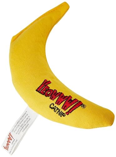 Yeowww! Catnip Toy, Yellow Banana thumbnail 4