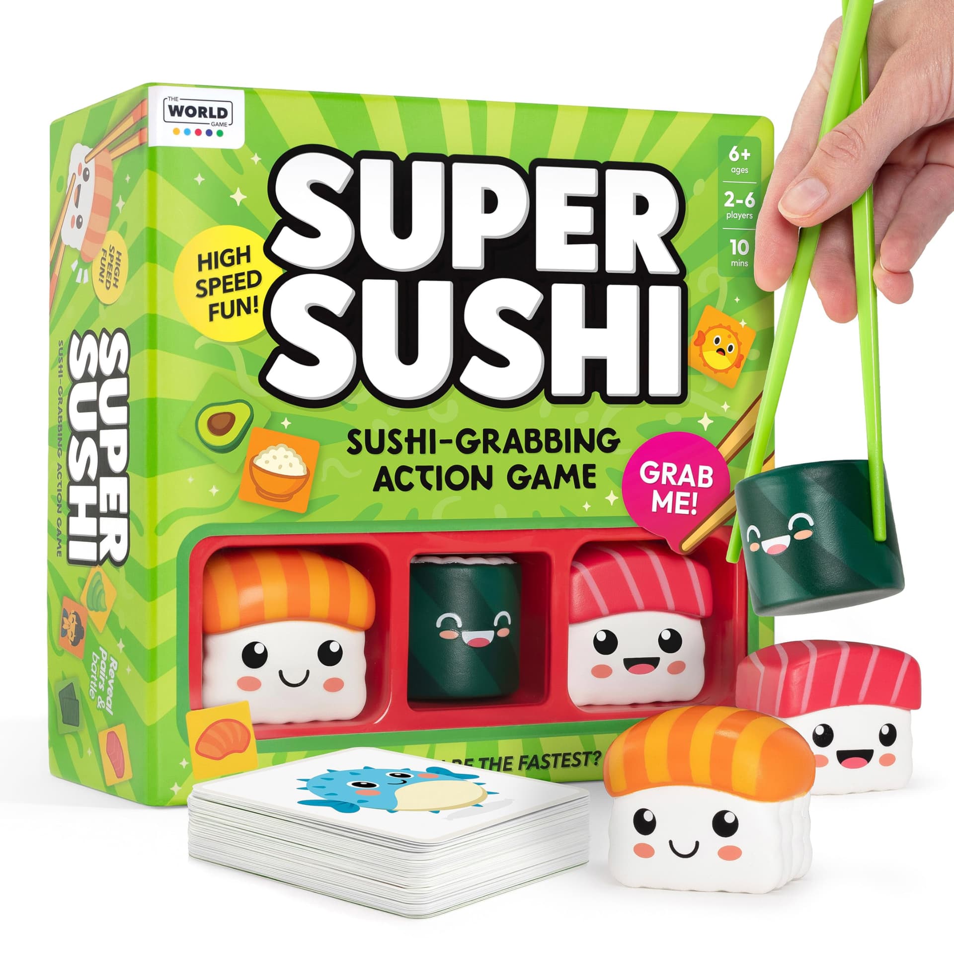Super Sushi – Fun Family Board Game - Hilarious Party Matching Card Game for Kids, Teens & Adults - Image 1