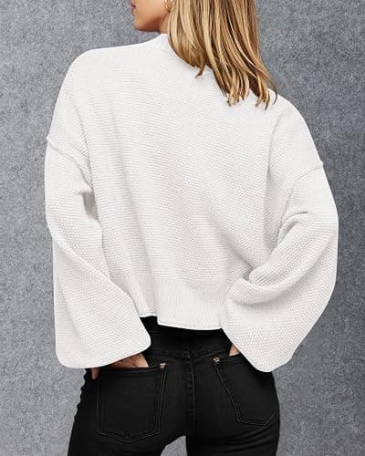 BTFBM Womens Oversized Cardigan Sweaters 2025 Fall Long Sleeve Knit Open Front Lightweight Sweater Outwear Coats thumbnail 3