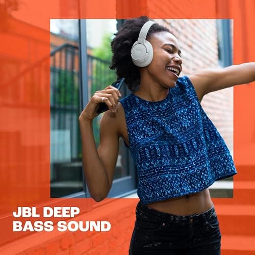 JBL Tune 770NC - Adaptive Noise Cancelling with Smart Ambient Wireless Over-Ear Headphones, Bluetooth 5.3, Up to 70H Battery Life with Speed Charge, Lightweight, Comfortable & Foldable Design (Black) thumbnail 6
