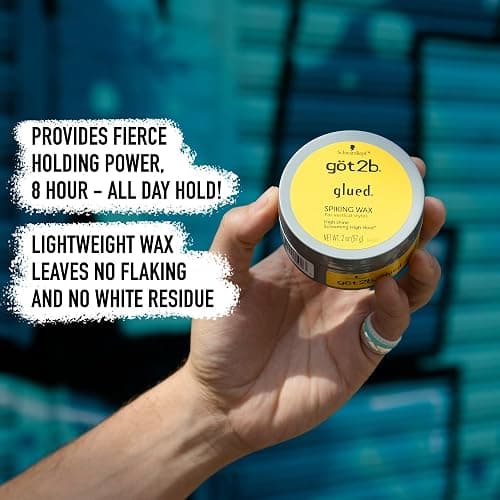 Got2b Glued Spiking Hair Wax, Fierce Holding Power, 2 oz thumbnail 3