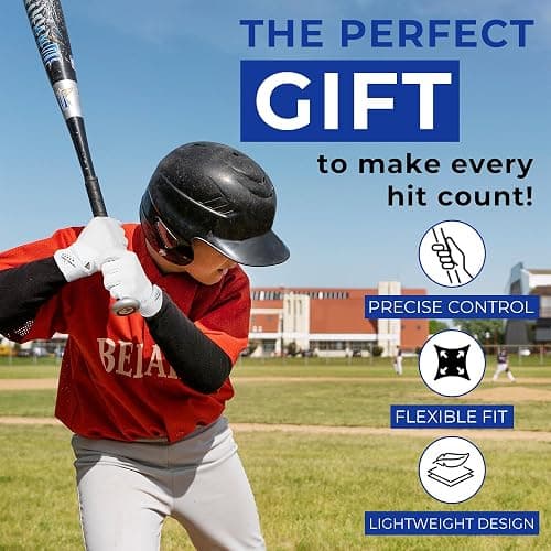 HANDLANDY Baseball Batting Gloves for Adult Youth, Grip Breathable Softball Batting Gloves Fit Men Kids Boys Girls thumbnail 3