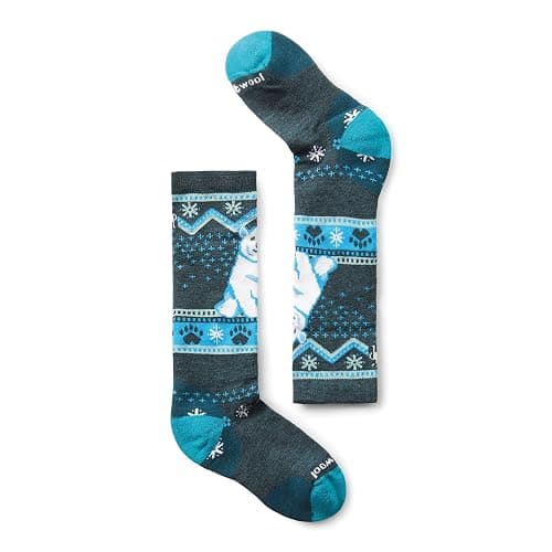 Smartwool Kids' Wintersport Full Cushion Polar Bear Over The Calf Socks - Image 1