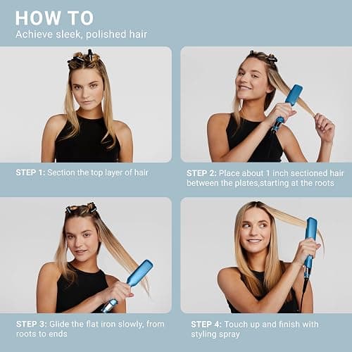 BabylissPRO Nano Titanium Ultra-Sleek Hair Straightener, Flat Iron for All Hair Types thumbnail 7