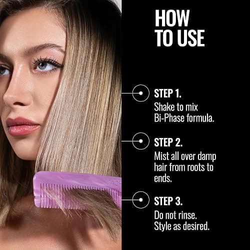 Pravana The Perfect Blonde Seal & Protect Leave-In Conditioner Spray Treatment Detangler | Neutralizes Brassy, Yellow Tones | For Color Treated Hair | Chromasilk Enhances Shine & Protection | Vegan thumbnail 5