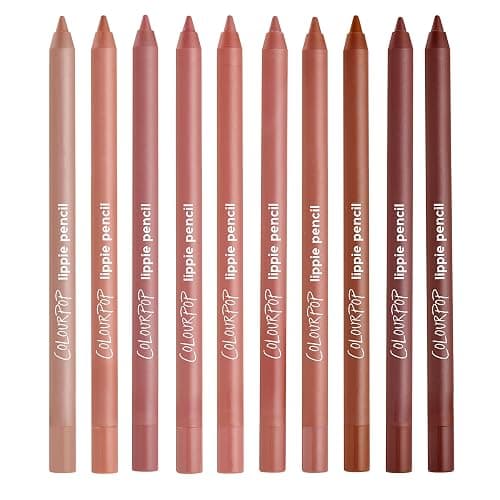 ColourPop Lippie Lip Pencil Vault - 10 High-Pigment, Long-Lasting & Sharpenable Lip Liners with High-Impact Color - Vegan, Cream Formula with Precise Application - Truth or Bare (0.04 oz) thumbnail 2