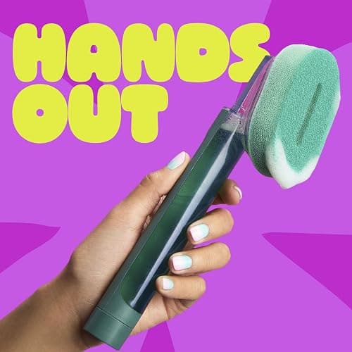 Brite by Scotch-Brite Fillable Dishwand | Household and Kitchen Sponge for Washing Dishes, 1 Dish Wand with Soap Dispenser thumbnail 3
