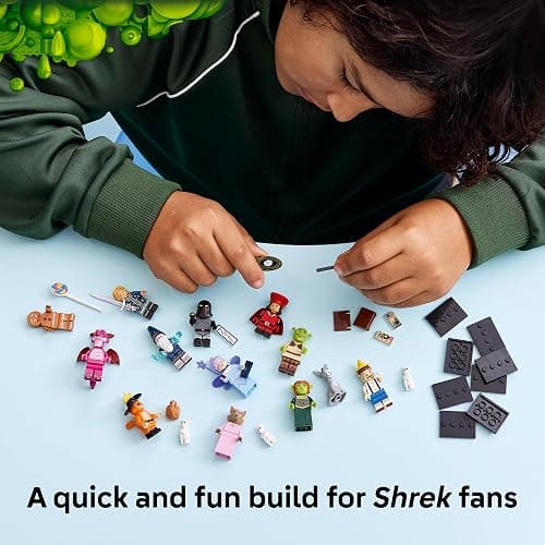 LEGO Minifigures Shrek Series 6-Pack 66815 | Mystery Box Set, 6 Collectible Shrek Toys, Boys & Girls, Ages 6+, Pretend Play, Kids Bedroom or Desk Decor, Party Favor thumbnail 2