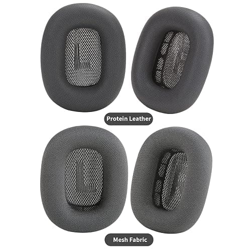 Earrock Ear Cushions Replacement for AirPods Max Headphones,Protein Leather Covered Earpads with Memory Foam and Magnet (Space Gray) thumbnail 9
