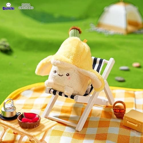 BAZUUYU Baba Orchard Scented Plush Blind Box Keychain, Mystery Fruit Plush for Backpack, Purse or Key Ring, Cute Collectible Surprise Gift Kids and Teens, Single Random Box thumbnail 5