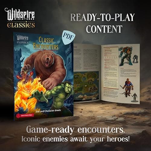 Classic Heroes - Mercenary Guild - 51 Paintable Characters for DND Miniatures Bulk I 28mm Dungeons Dragons D&D Miniatures I DND Minis D&D Figures Dungeons Dragons Figures Pathfinder Compatible thumbnail 7