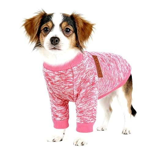 3 Pack Christmas Dog Sweaters for Small Dogs - Warm Fleece Unisex Puppy Sweater Outfit, Cute Cozy Thermal Winter Clothes for Small Breed Puppies & Cats thumbnail 4