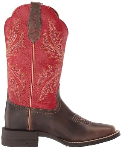 ARIAT Women's West Bound Western Boot - 7 - Sable/Heart Throb Red thumbnail 6