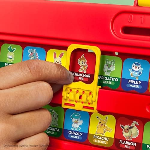 Guess Who? Pokémon Edition Game | 48 Pokémon | Fun Kids Board Games for Families | 2 Players | 15 Mins. | Travel Friendly | Ages 6+ thumbnail 9