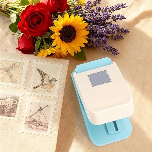 Square Hole Punch, 2.5 * 2.1cm Stamp Square Paper Puncher, Punch Cutter for Card Making, Scrapbooking, DIY Make, Gift Tag Puncher (Small Rectangular) thumbnail 6