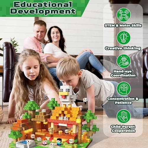 Annexfun 200PCS Magnetic Blocks with Light Up Blocks,Magnetic Building Blocks,Magnetic Cubes for Ages 3-10 STEM Sensory Educational Stacking Toys for Boys & Girls Birthday Gifts thumbnail 6